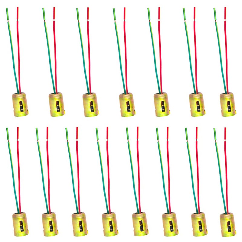 WMYCONGCONG 15 PCS DC 12V 1157 Brake Turn Signal Light Socket Wiring Harness Connector Plug Pigtail Adapter for Car Truck Light LED, Random color - Image 1